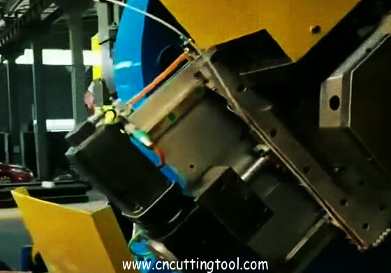 Twin blade milling saw cnc cold saw with two carbide tipped saw blade