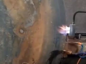 Automatic control flame hardening circular saw balde tooth tip hardness hardening machine