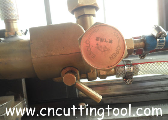 Automatic flame saw blade hardening machine for saw blade tooth tip