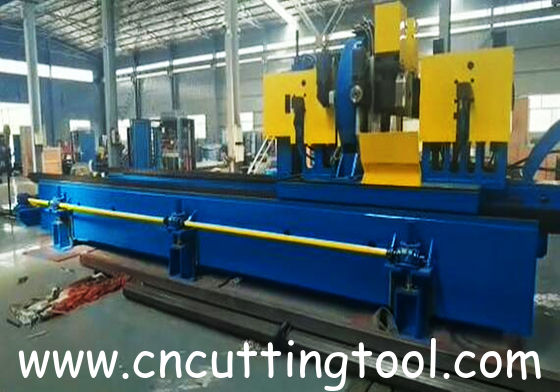 Two blades milling flying cold saw with two carbide tipped saw blade