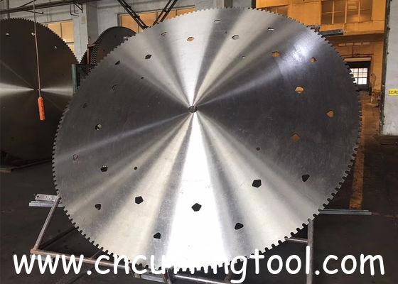 Mountain cutting 75Cr1 steel high hardness circular diamond saw blank