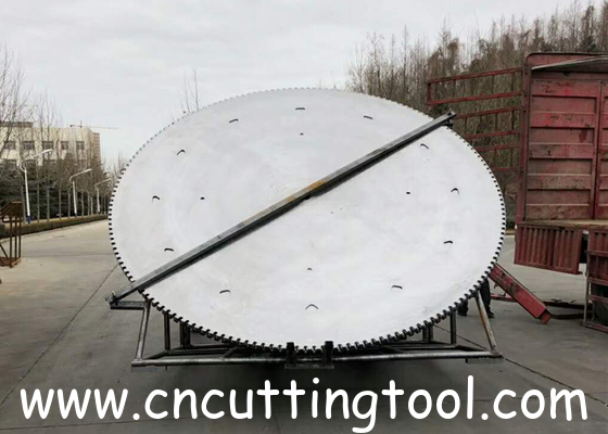Quarry cutting dia 3000mm diamond circular saw blank and steel core