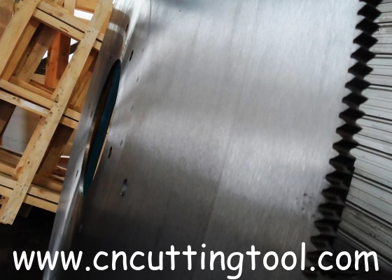 2100mm diameter 440 teeth number tapered hot saw blade for rail