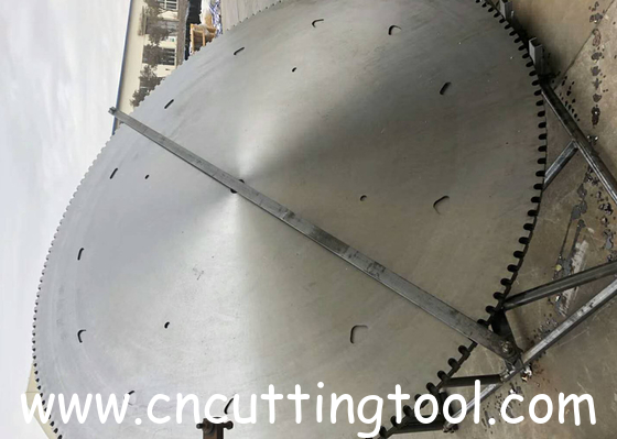 Mining cutting high frequency 75Cr1 circular diamond saw blank and steel core