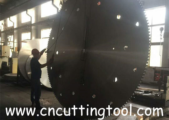 Mountain cutting 75Cr1 steel high hardness circular diamond saw blank