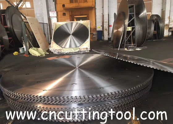 Mountain cutting 75Cr1 steel high hardness circular diamond saw blank