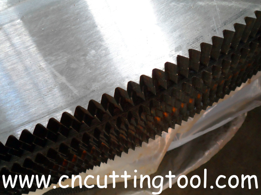 Large Tapered Hot Cut Saw Blade for H Beam Round Bar Cutting over 750.C