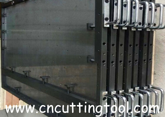 Quick load high hardness die cutting and compensating plate for cutting machine