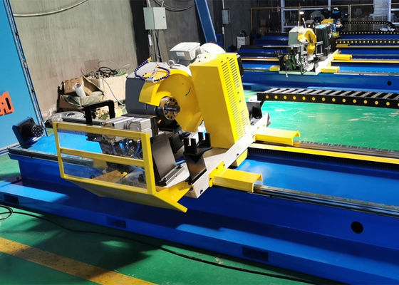 114  HSS and TCT servo motor control galvanized steel pipe cold cut flying saw machine