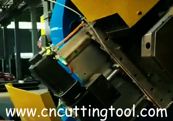 Double saw blade flying cold cutting milling saw for steel pipe and tube cut
