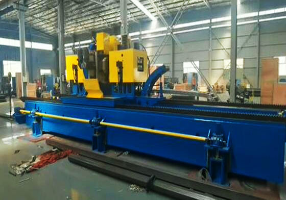 Double saw blade fully automatic cold milling and sawing machine