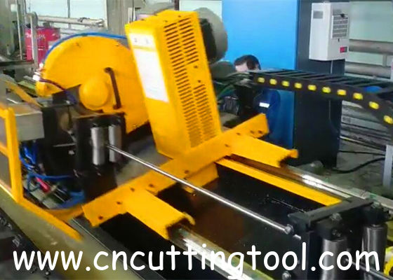 Tube and pipe mill automatic servo motor control flying cold cut machine