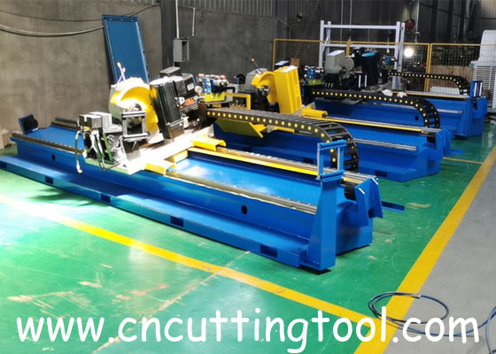 Tube and pipe mill automatic servo motor control flying cold cut machine