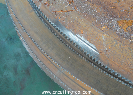 Metalic round saw blade teeth grinding automatic sharpening machine