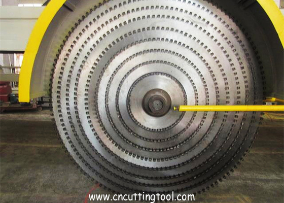 Automatic induction welding equipment for stone cutting saw blade diamond segments