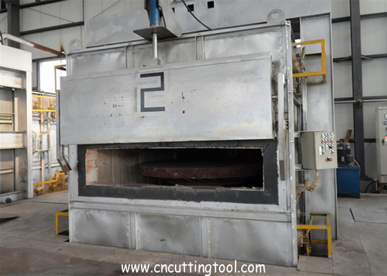 Large circular saw blade production process thermal stress adjust tempering furnace