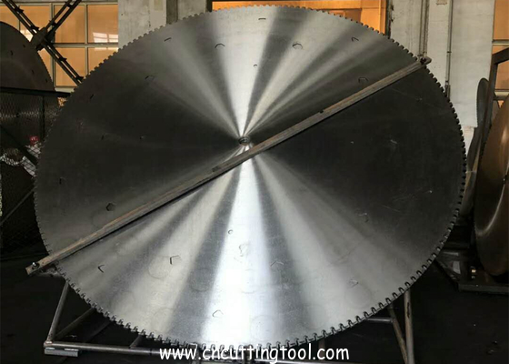 3000mm tempering steel 75Cr1 saw blanks for large stone gantry cutting