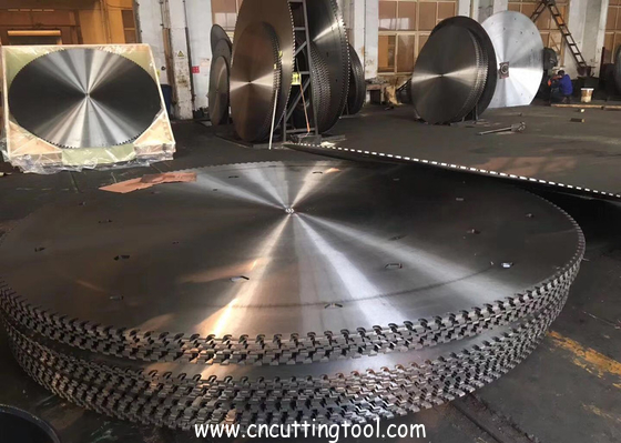 3000mm tempering steel 75Cr1 saw blanks for large stone gantry cutting