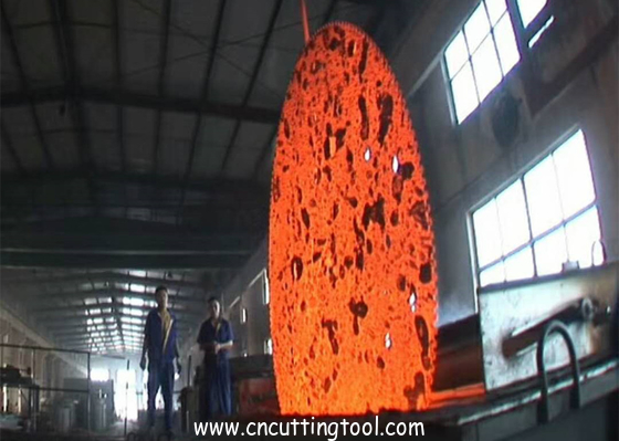 Cutting reinforced concrete heated process quality 75Cr1 material saw blanks