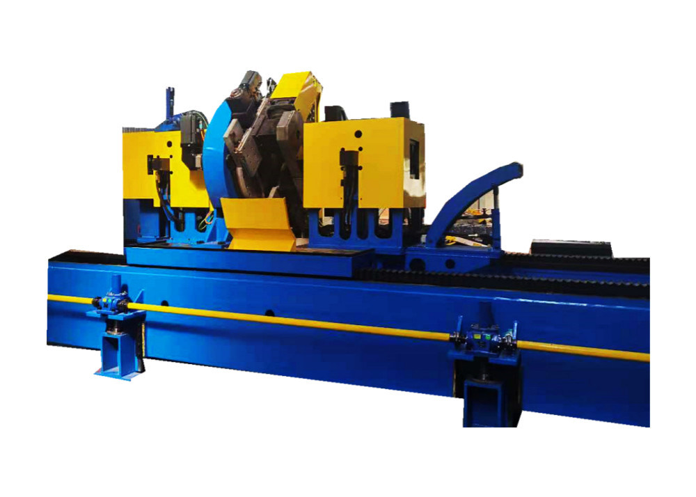 Two blades milling flying cold saw with two carbide tipped saw blade