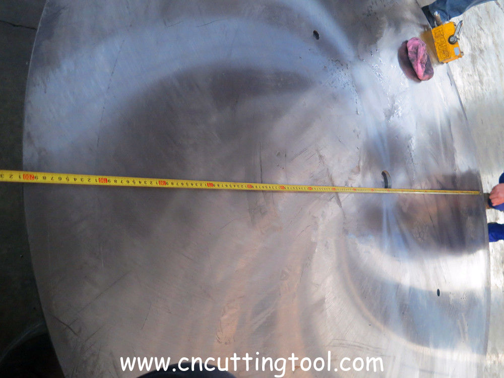 Large Tapered Hot Cut Saw Blade for H Beam Round Bar Cutting over 750.C