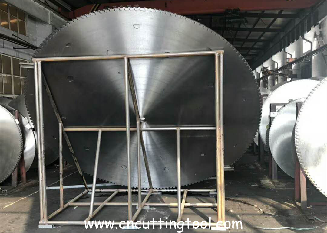 3600mm circular saw blade and steel core for double blade mining cutting machine