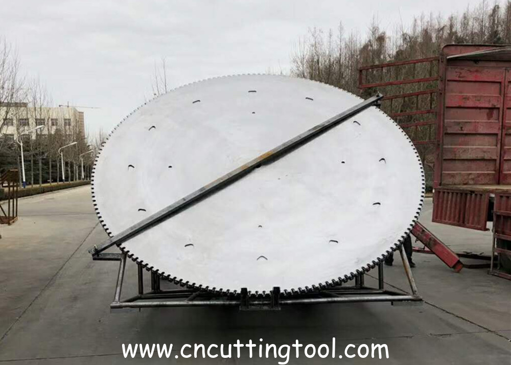 Quarry cutting dia 3000mm diamond circular saw blank and steel core