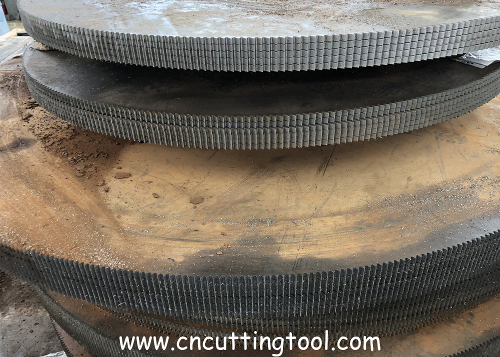 Flat Tapered Hot Saw Blade for H Beam Tube Cutting 1500-2400mm 5-14mm